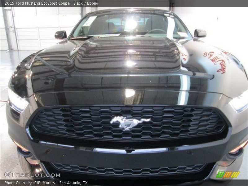 Black / Ebony 2015 Ford Mustang EcoBoost Coupe