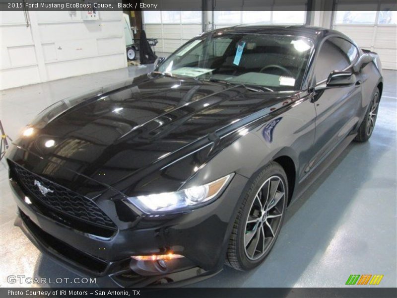 Black / Ebony 2015 Ford Mustang EcoBoost Coupe