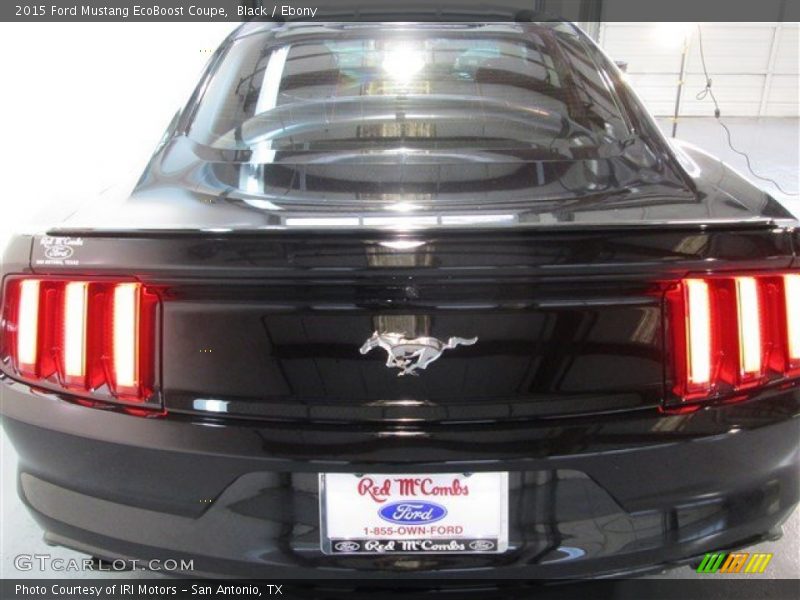 Black / Ebony 2015 Ford Mustang EcoBoost Coupe