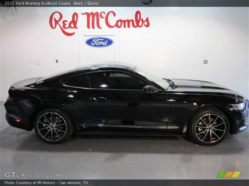 Black / Ebony 2015 Ford Mustang EcoBoost Coupe