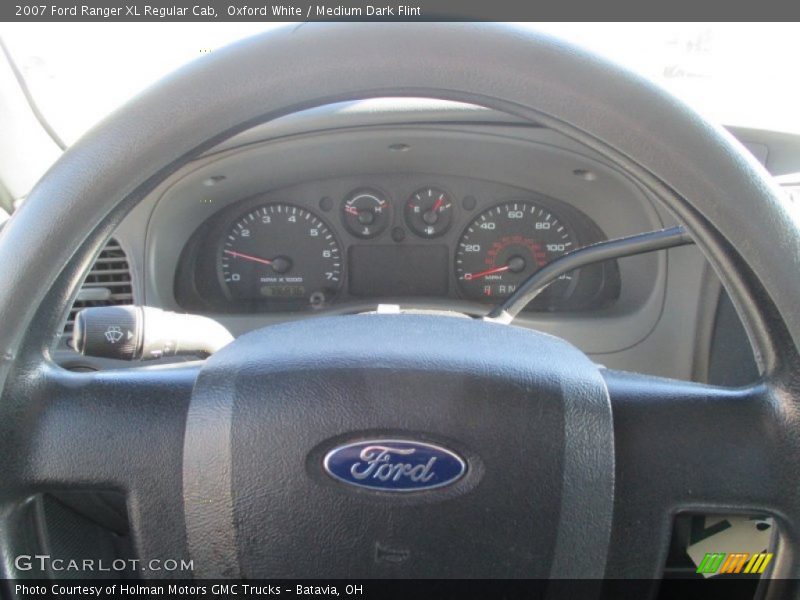 Oxford White / Medium Dark Flint 2007 Ford Ranger XL Regular Cab