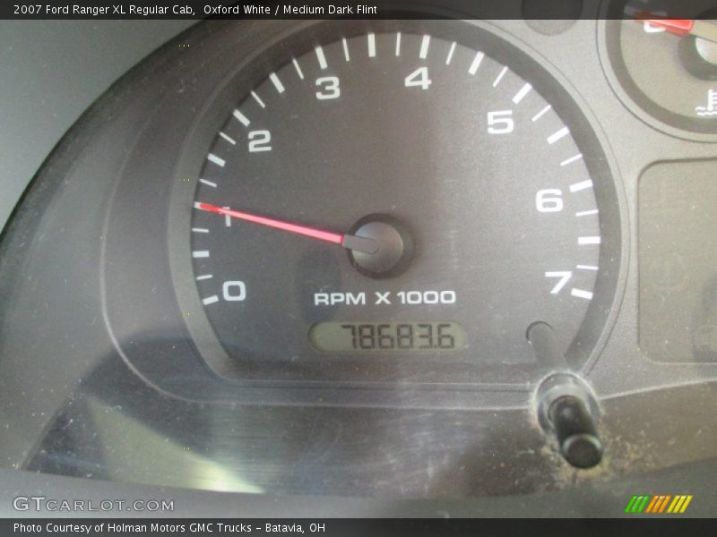 Oxford White / Medium Dark Flint 2007 Ford Ranger XL Regular Cab