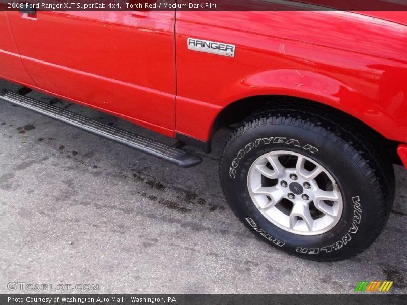 Torch Red / Medium Dark Flint 2008 Ford Ranger XLT SuperCab 4x4