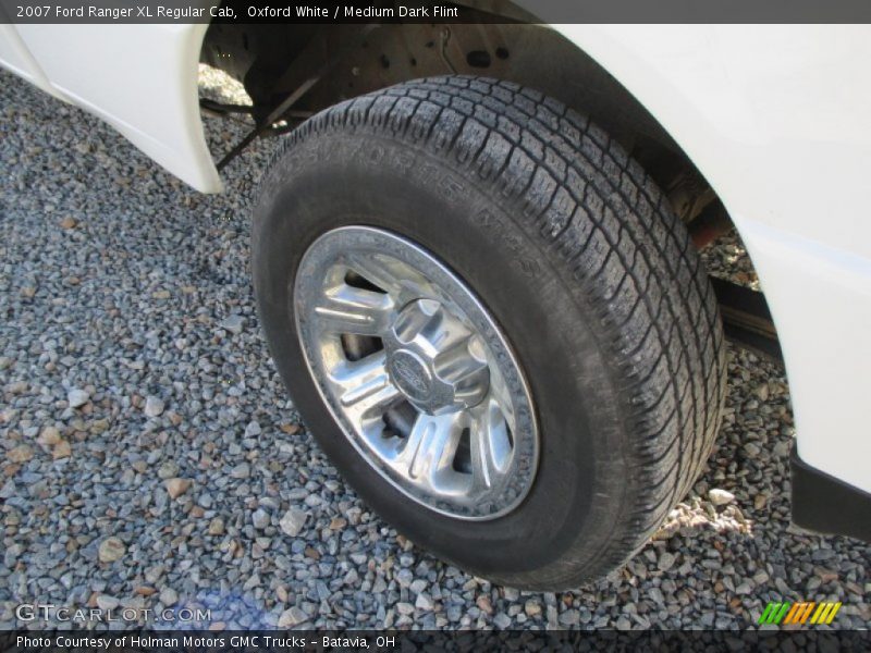 Oxford White / Medium Dark Flint 2007 Ford Ranger XL Regular Cab