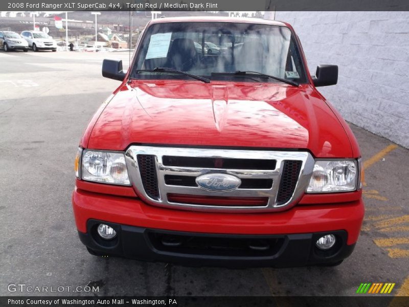 Torch Red / Medium Dark Flint 2008 Ford Ranger XLT SuperCab 4x4