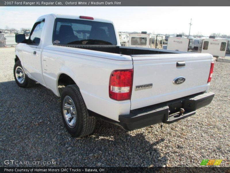 Oxford White / Medium Dark Flint 2007 Ford Ranger XL Regular Cab