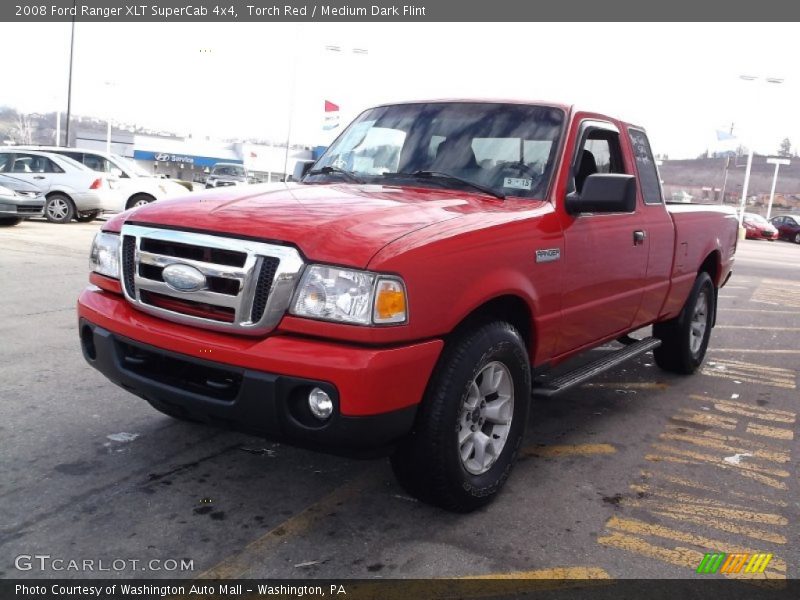 Torch Red / Medium Dark Flint 2008 Ford Ranger XLT SuperCab 4x4