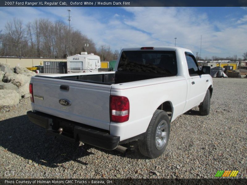 Oxford White / Medium Dark Flint 2007 Ford Ranger XL Regular Cab