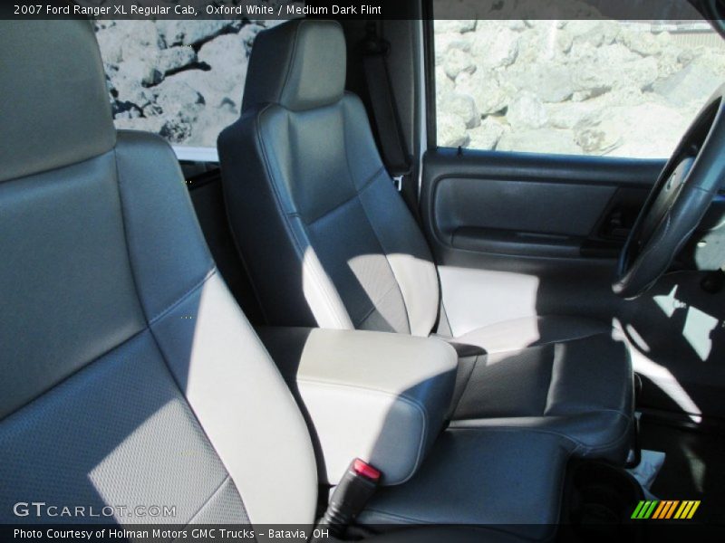Oxford White / Medium Dark Flint 2007 Ford Ranger XL Regular Cab