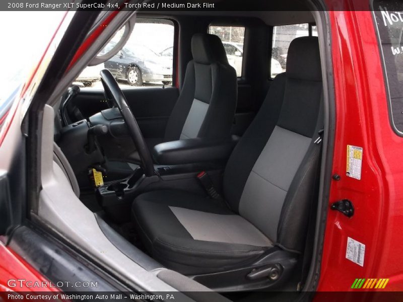 Torch Red / Medium Dark Flint 2008 Ford Ranger XLT SuperCab 4x4