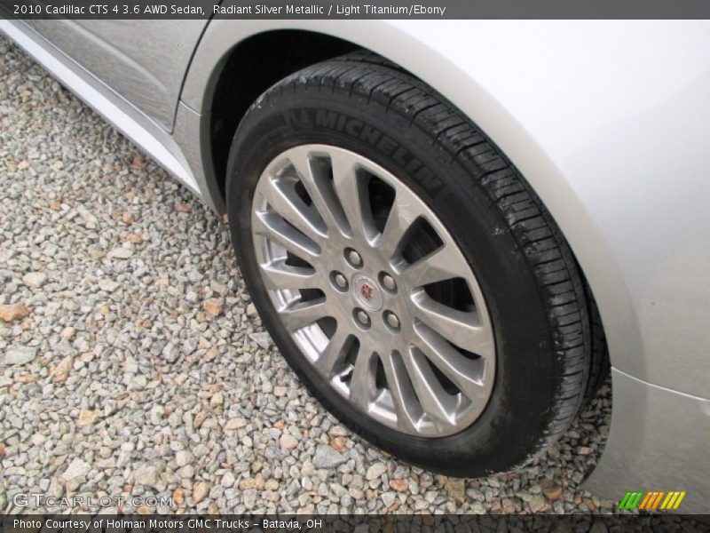Radiant Silver Metallic / Light Titanium/Ebony 2010 Cadillac CTS 4 3.6 AWD Sedan