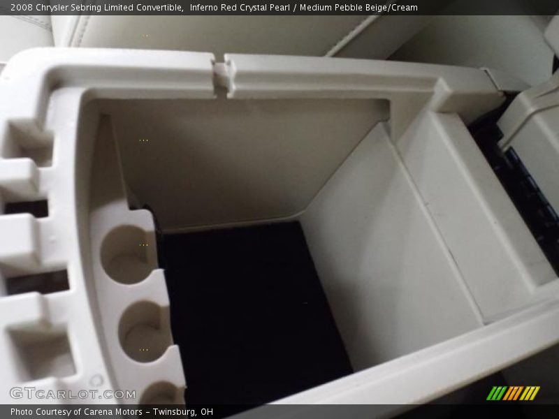 Inferno Red Crystal Pearl / Medium Pebble Beige/Cream 2008 Chrysler Sebring Limited Convertible