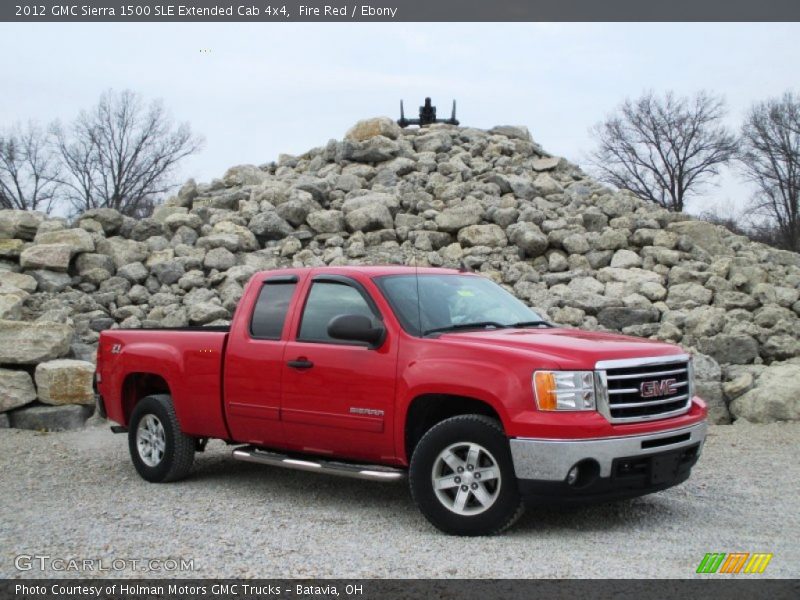Front 3/4 View of 2012 Sierra 1500 SLE Extended Cab 4x4