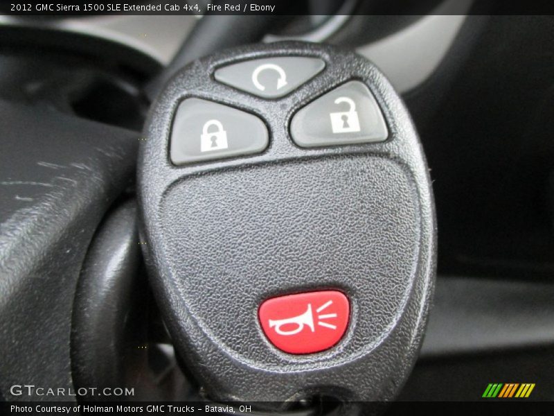Fire Red / Ebony 2012 GMC Sierra 1500 SLE Extended Cab 4x4