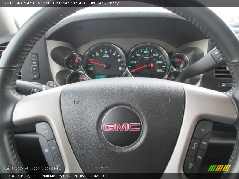 Fire Red / Ebony 2012 GMC Sierra 1500 SLE Extended Cab 4x4