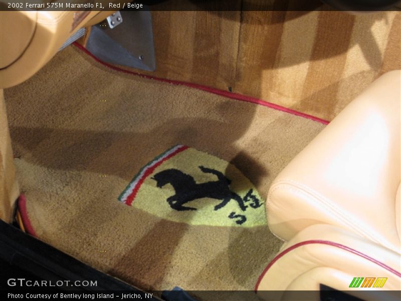 Red / Beige 2002 Ferrari 575M Maranello F1