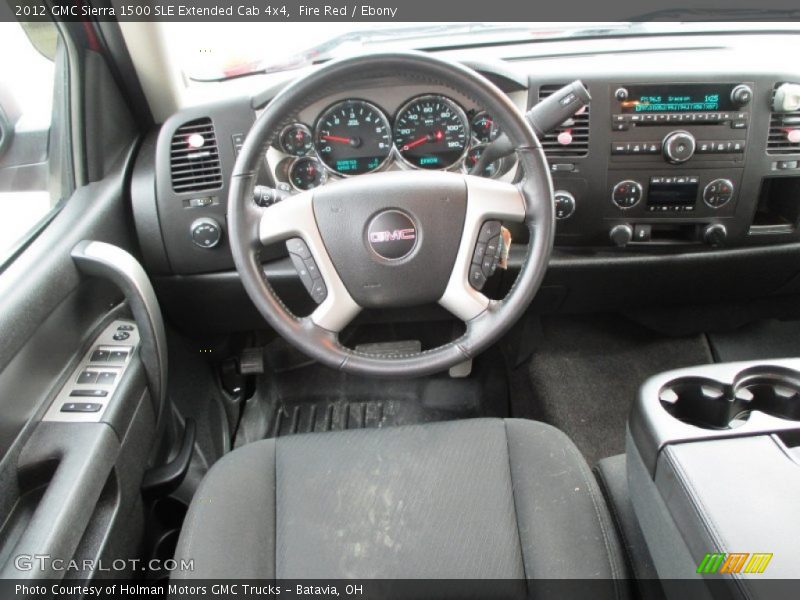 Fire Red / Ebony 2012 GMC Sierra 1500 SLE Extended Cab 4x4
