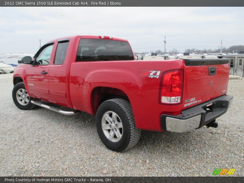 Fire Red / Ebony 2012 GMC Sierra 1500 SLE Extended Cab 4x4