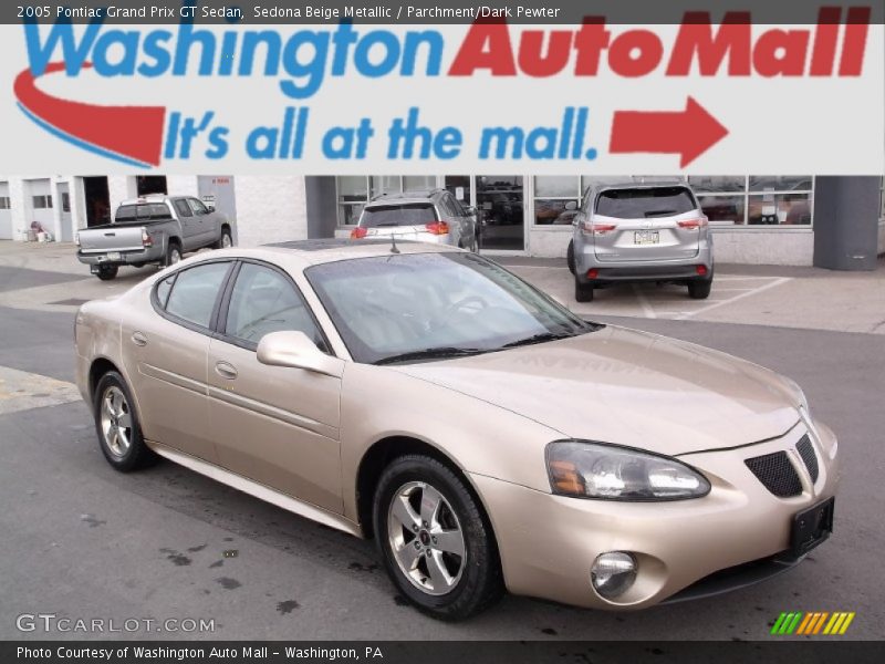 Sedona Beige Metallic / Parchment/Dark Pewter 2005 Pontiac Grand Prix GT Sedan