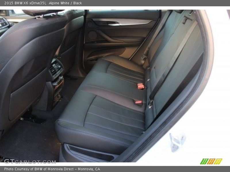 Alpine White / Black 2015 BMW X6 xDrive35i