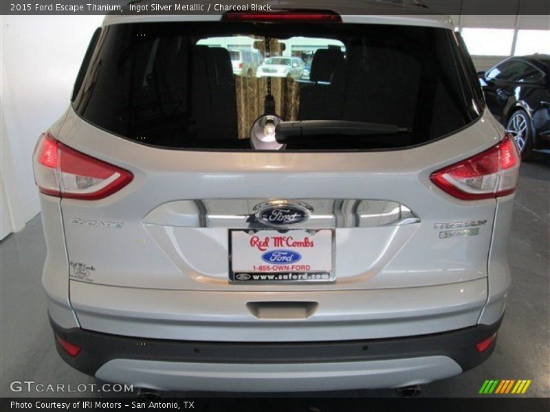 Ingot Silver Metallic / Charcoal Black 2015 Ford Escape Titanium