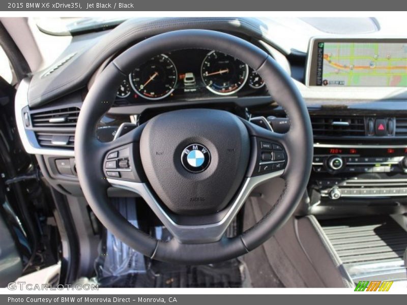 Jet Black / Black 2015 BMW X6 xDrive35i