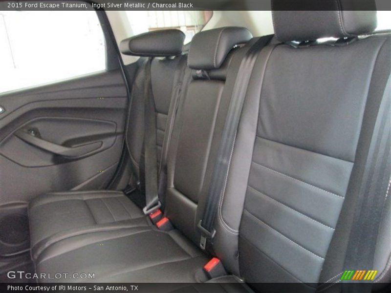 Ingot Silver Metallic / Charcoal Black 2015 Ford Escape Titanium
