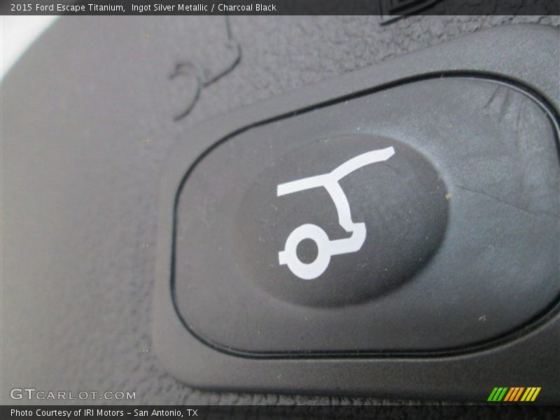 Ingot Silver Metallic / Charcoal Black 2015 Ford Escape Titanium