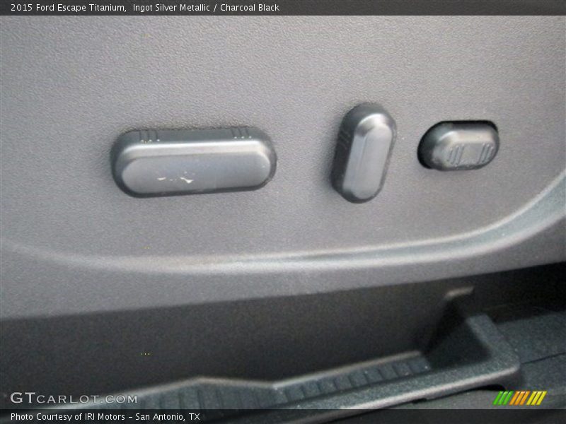 Ingot Silver Metallic / Charcoal Black 2015 Ford Escape Titanium