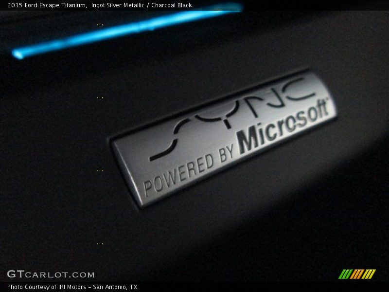 Ingot Silver Metallic / Charcoal Black 2015 Ford Escape Titanium