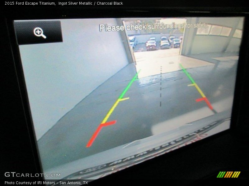 Ingot Silver Metallic / Charcoal Black 2015 Ford Escape Titanium