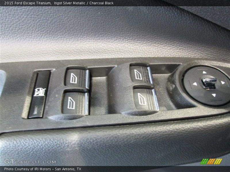 Ingot Silver Metallic / Charcoal Black 2015 Ford Escape Titanium