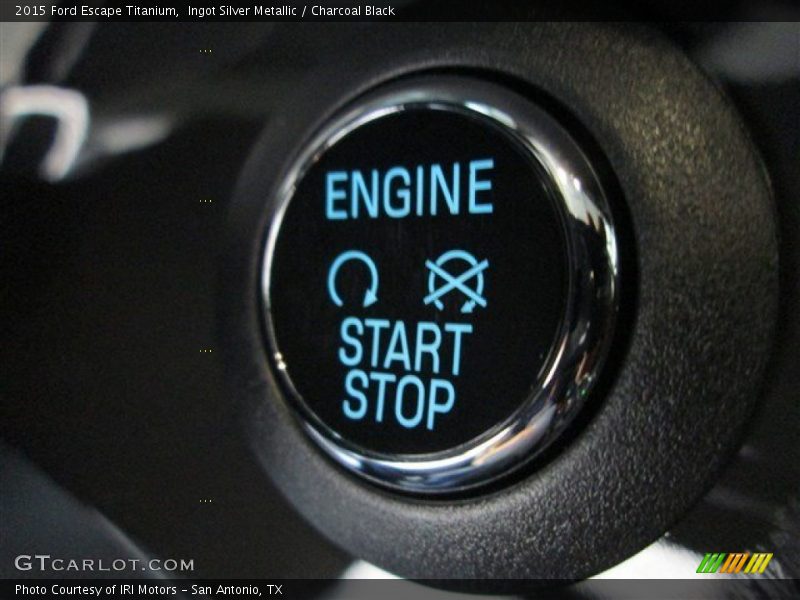 Ingot Silver Metallic / Charcoal Black 2015 Ford Escape Titanium