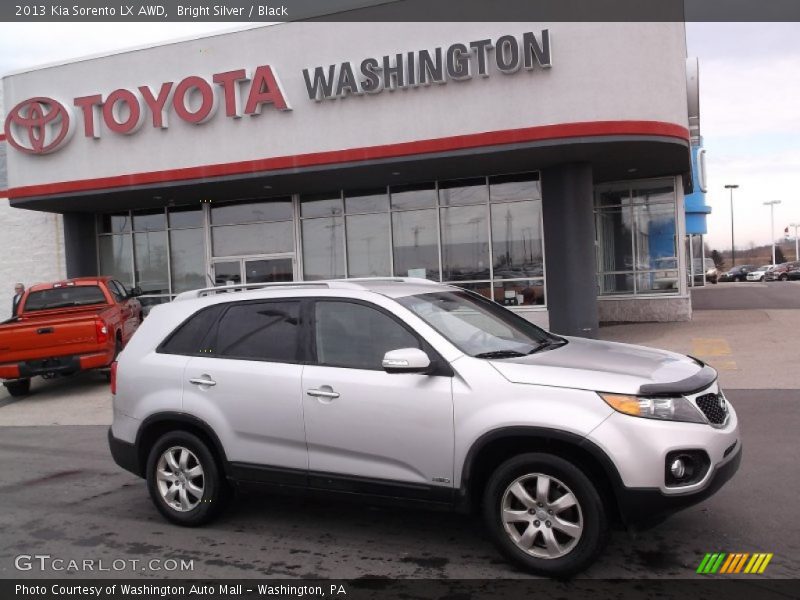 Bright Silver / Black 2013 Kia Sorento LX AWD