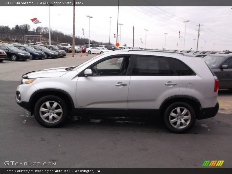 Bright Silver / Black 2013 Kia Sorento LX AWD