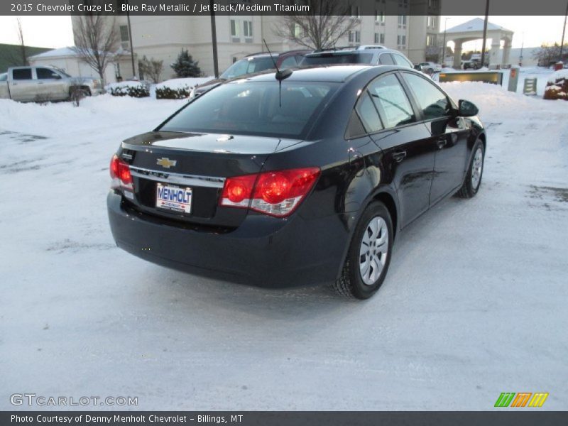 Blue Ray Metallic / Jet Black/Medium Titanium 2015 Chevrolet Cruze LS