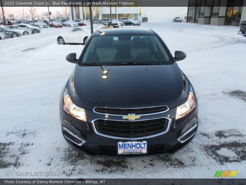 Blue Ray Metallic / Jet Black/Medium Titanium 2015 Chevrolet Cruze LS
