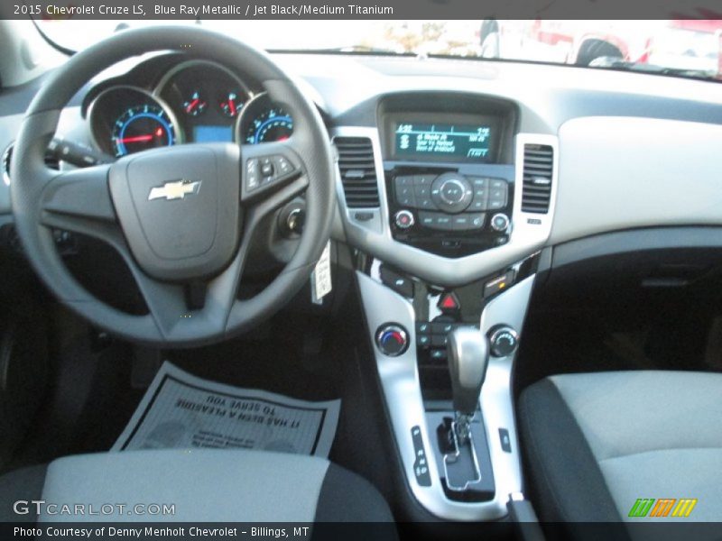 Blue Ray Metallic / Jet Black/Medium Titanium 2015 Chevrolet Cruze LS