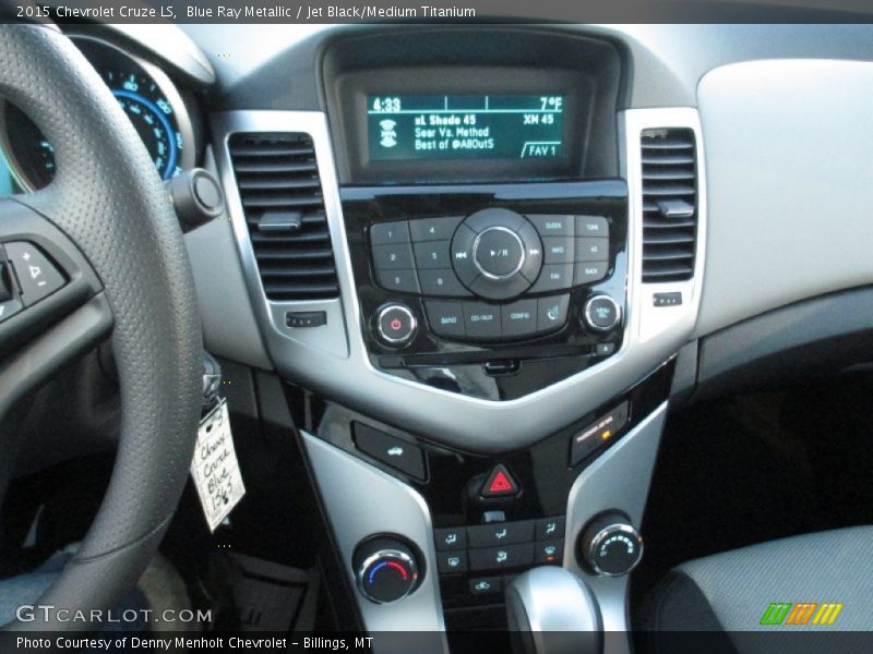 Blue Ray Metallic / Jet Black/Medium Titanium 2015 Chevrolet Cruze LS