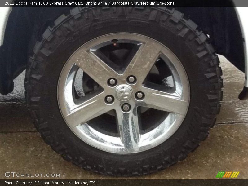 Bright White / Dark Slate Gray/Medium Graystone 2012 Dodge Ram 1500 Express Crew Cab