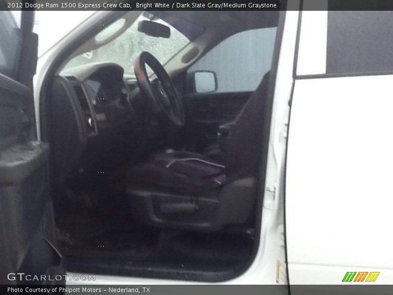 Bright White / Dark Slate Gray/Medium Graystone 2012 Dodge Ram 1500 Express Crew Cab