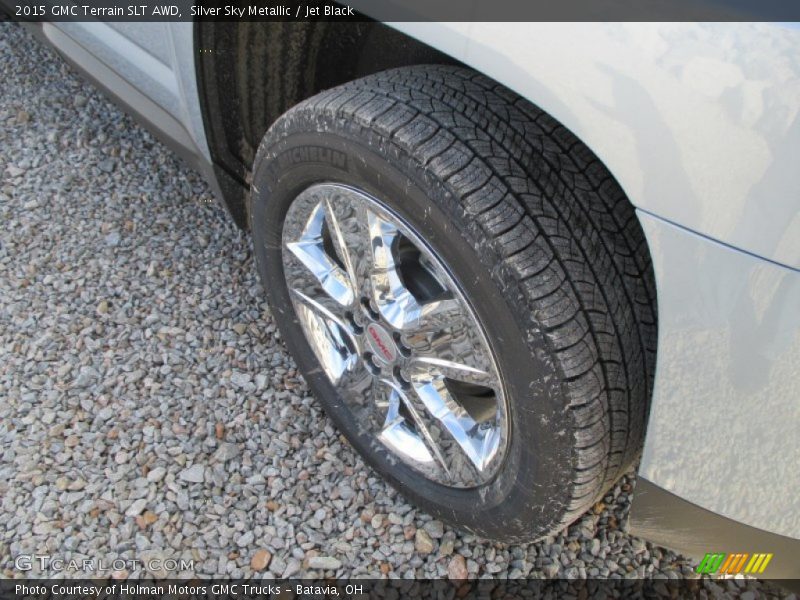 Silver Sky Metallic / Jet Black 2015 GMC Terrain SLT AWD