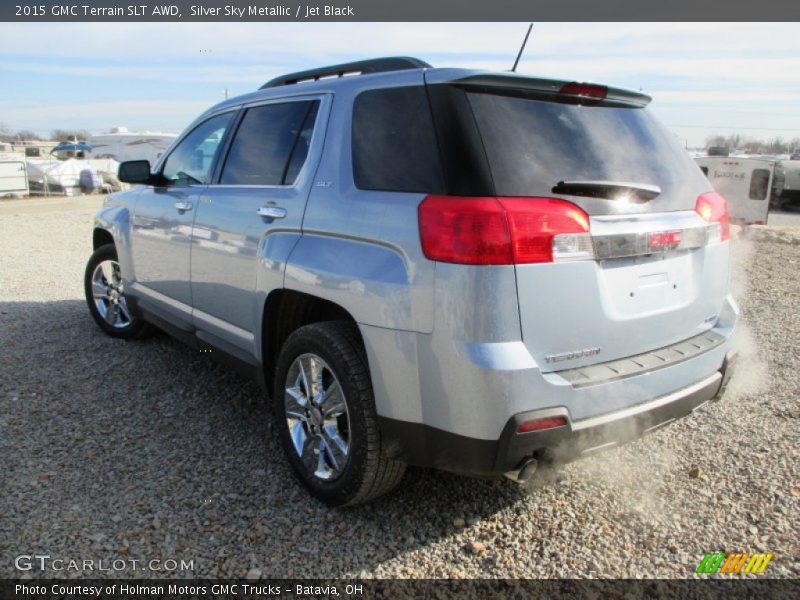Silver Sky Metallic / Jet Black 2015 GMC Terrain SLT AWD