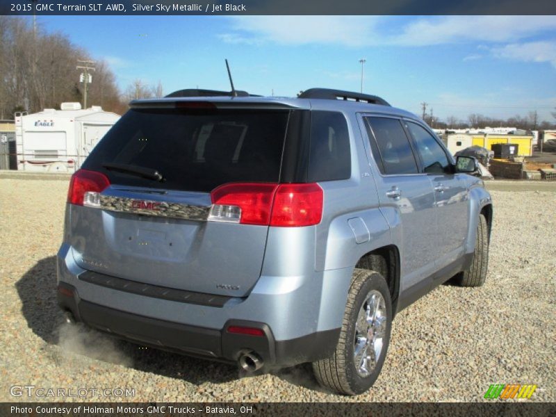 Silver Sky Metallic / Jet Black 2015 GMC Terrain SLT AWD