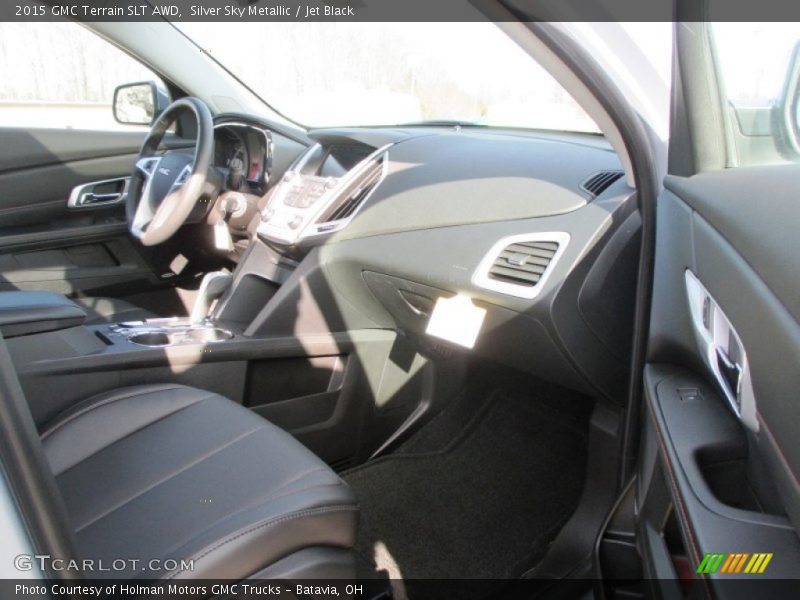 Silver Sky Metallic / Jet Black 2015 GMC Terrain SLT AWD