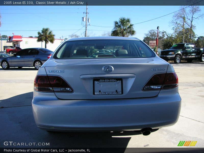 Classic Silver Metallic / Ash Gray 2005 Lexus ES 330