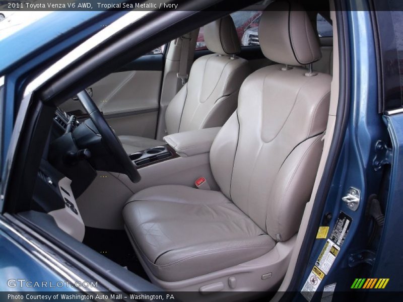 Tropical Sea Metallic / Ivory 2011 Toyota Venza V6 AWD