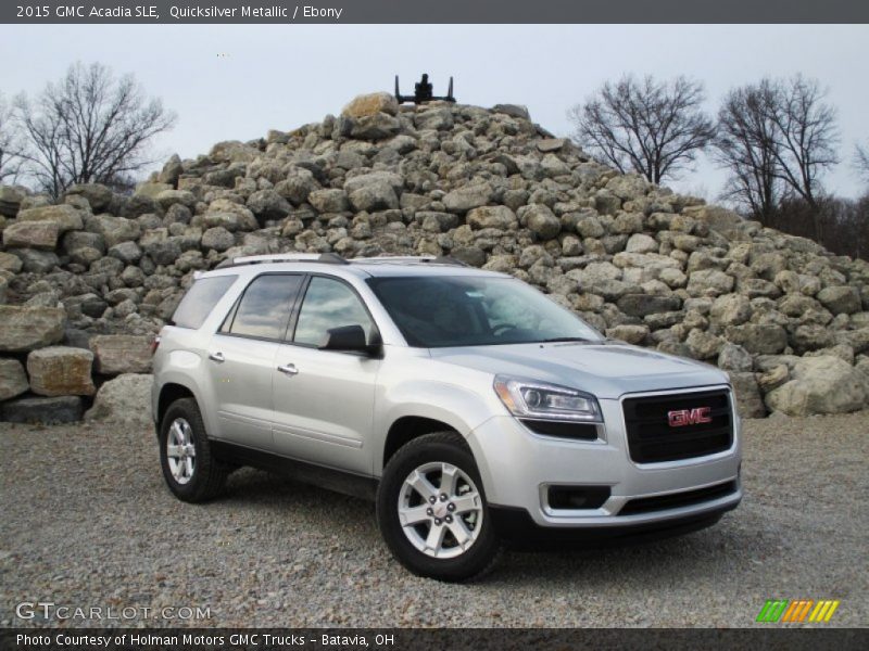 Quicksilver Metallic / Ebony 2015 GMC Acadia SLE