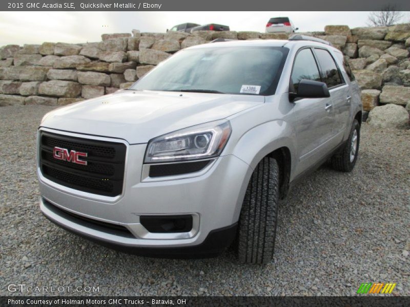 Quicksilver Metallic / Ebony 2015 GMC Acadia SLE