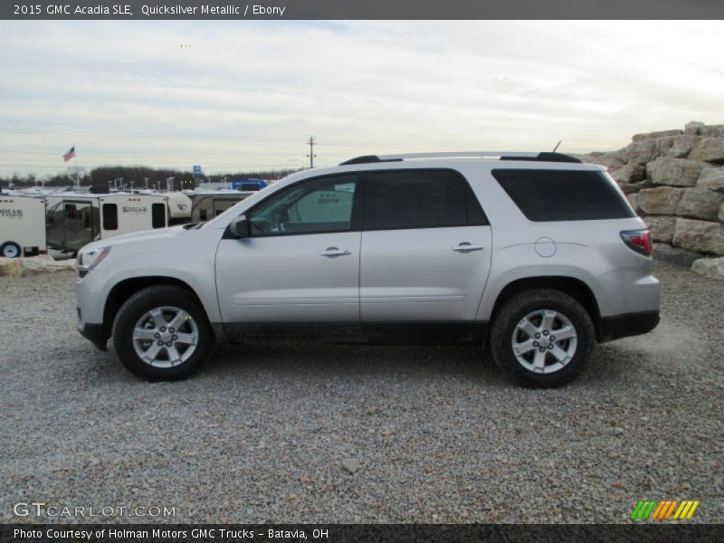 Quicksilver Metallic / Ebony 2015 GMC Acadia SLE